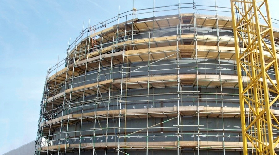 Chemical Tank Scaffolding Structure